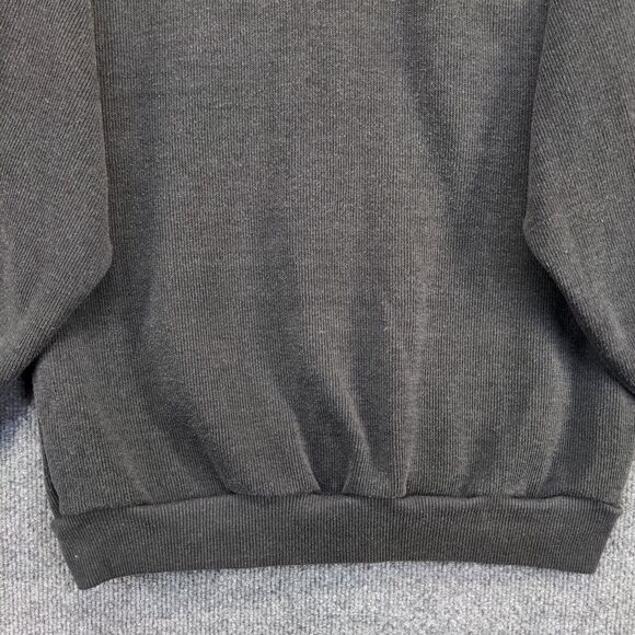 Yellow Cab Co. Men's Knit Polo Sweater Black Large Long Sleeve Polyester Blend - Picture 7 of 11